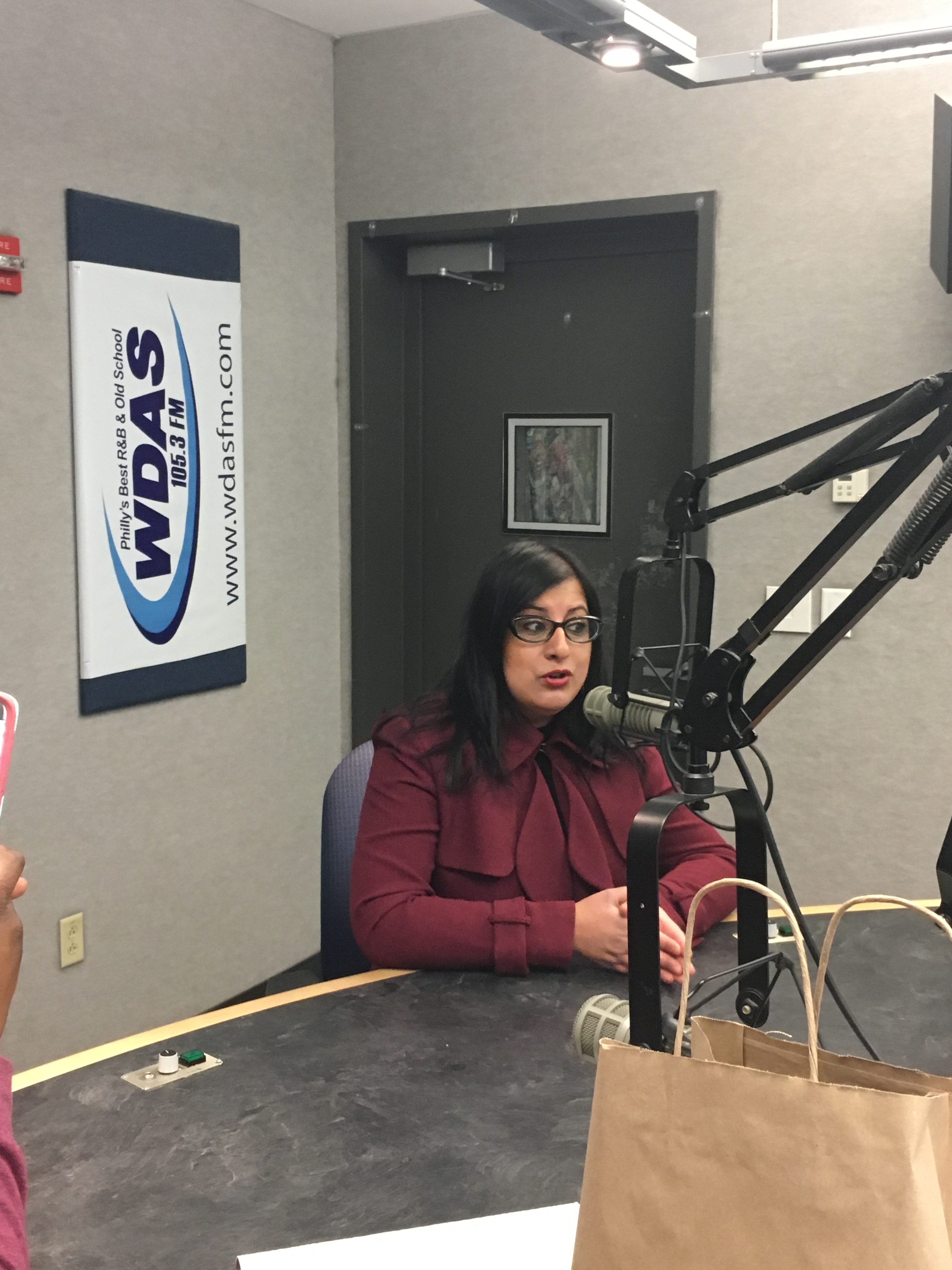 Dr. Rubina at WDAS FM with Ms. Patty Jackson